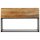 vidaXL Konsolentisch 120x30x75 cm Raues Mangoholz