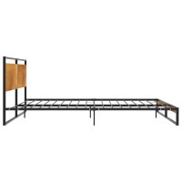 vidaXL Bett Metall 200x200 cm