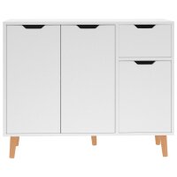 vidaXL Sideboard Wei&szlig; 90x30x72 cm Holzwerkstoff