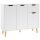 vidaXL Sideboard Wei&szlig; 90x30x72 cm Holzwerkstoff