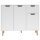 vidaXL Sideboard Wei&szlig; 90x30x72 cm Holzwerkstoff