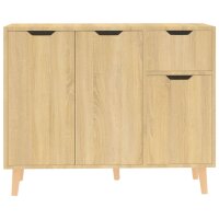 vidaXL Sideboard Sonoma-Eiche 90x30x72 cm Holzwerkstoff