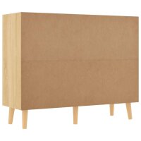 vidaXL Sideboard Sonoma-Eiche 90x30x72 cm Holzwerkstoff