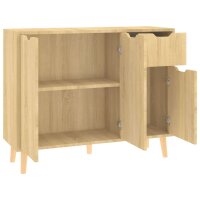 vidaXL Sideboard Sonoma-Eiche 90x30x72 cm Holzwerkstoff