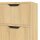 vidaXL Sideboard Sonoma-Eiche 90x30x72 cm Holzwerkstoff