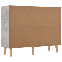 vidaXL Sideboard Betongrau 90x30x72 cm Holzwerkstoff