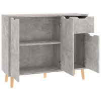 vidaXL Sideboard Betongrau 90x30x72 cm Holzwerkstoff