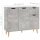 vidaXL Sideboard Betongrau 90x30x72 cm Holzwerkstoff