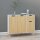 vidaXL Sideboard Wei&szlig; Sonoma-Eiche 90x30x72 cm Holzwerkstoff