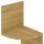 vidaXL Wand-Eckregal Sonoma-Eiche 19x19x123 cm Holzwerkstoff