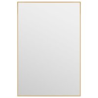 vidaXL Türspiegel Golden 40x60 cm Glas und Aluminium