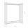 vidaXL Brennholzregal Transparent 80x35x100 cm Hartglas