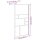 vidaXL Duschwand für Walk-In Dusche 115x195 cm ESG-Glas Weiß