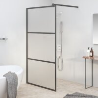 vidaXL Duschwand für Walk-In Dusche 100x195 cm ESG...