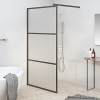 vidaXL Duschwand für Walk-In Dusche 115x195 cm ESG...