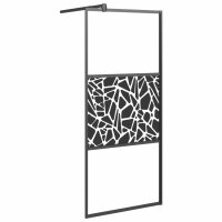 vidaXL Duschwand für Walk-In Dusche 80x195 cm ESG...