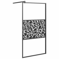 vidaXL Duschwand für Walk-In Dusche 115x195 cm ESG...