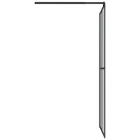 vidaXL Duschwand f&uuml;r Walk-in Dusche 80x195 cm Dunkles Sicherheitsglas