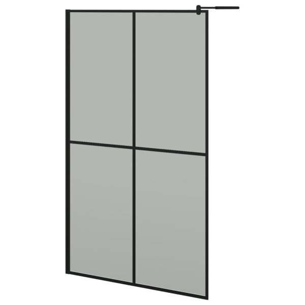 vidaXL Duschwand f&uuml;r Walk-in Dusche 118x190 cm Dunkles Sicherheitsglas