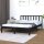 vidaXL Massivholzbett Schwarz Kiefer 150x200 cm 5FT King Size