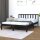 vidaXL Massivholzbett Schwarz Kiefer 120x190 cm 4FT Small Double