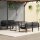 vidaXL 5-tlg. Garten-Lounge-Set mit Kissen Aluminium Anthrazit