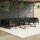 vidaXL 8-tlg. Garten-Lounge-Set mit Kissen Aluminium Anthrazit