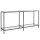 vidaXL Konsolentisch Transparent 160x35x75,5 cm Hartglas