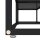 vidaXL TV-Schrank Schwarz 160x40x40,5 cm Hartglas