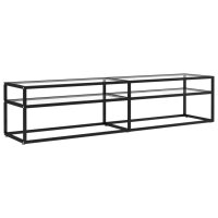 vidaXL TV-Schrank Transparent 180x40x40,5 cm Hartglas