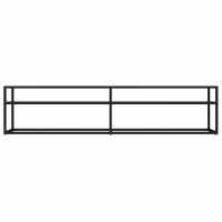 vidaXL TV-Schrank Transparent 180x40x40,5 cm Hartglas