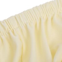 vidaXL Stretch Sofahusse 3-Sitzer Creme Polyester-Jersey