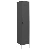 vidaXL Schließfachschrank Anthrazit 35x46x180 cm Stahl