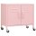 vidaXL Lagerschrank Rosa 60x35x56 cm Stahl