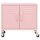 vidaXL Lagerschrank Rosa 60x35x56 cm Stahl