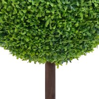 vidaXL K&uuml;nstlicher Buchsbaum mit Topf Kugelform Gr&uuml;n 71 cm