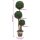 vidaXL K&uuml;nstlicher Buchsbaum mit Topf Kugelform Gr&uuml;n 119 cm