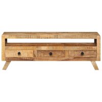 vidaXL TV-Schrank 110x30x40 cm Massivholz Mango