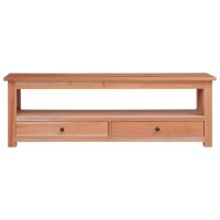 vidaXL TV-Schrank 115x30x40 cm Massivholz Mahagoni