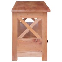 vidaXL TV-Schrank 115x30x40 cm Massivholz Mahagoni