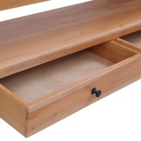 vidaXL TV-Schrank 115x30x40 cm Massivholz Mahagoni