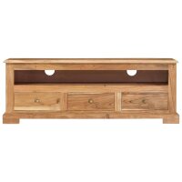 vidaXL TV-Schrank Massivholz Akazie 110x30x40 cm Braun