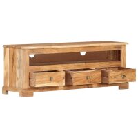 vidaXL TV-Schrank Massivholz Akazie 110x30x40 cm Braun