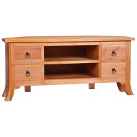 vidaXL TV-Schrank 100x40x45 cm Massivholz Mahagoni