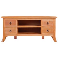 vidaXL TV-Schrank 100x40x45 cm Massivholz Mahagoni