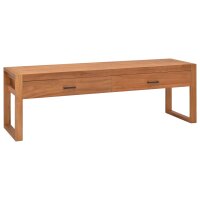 vidaXL TV-Schrank 120x40x45 cm Massivholz Teak