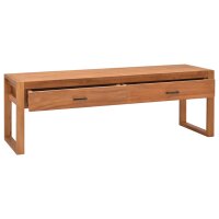 vidaXL TV-Schrank 120x40x45 cm Massivholz Teak