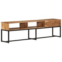 vidaXL TV-Schrank 160x30x45 cm Massivholz Akazie