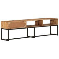 vidaXL TV-Schrank 160x30x45 cm Massivholz Akazie