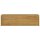 vidaXL Wand-Badschrank 110x45x30 cm Teak Massivholz